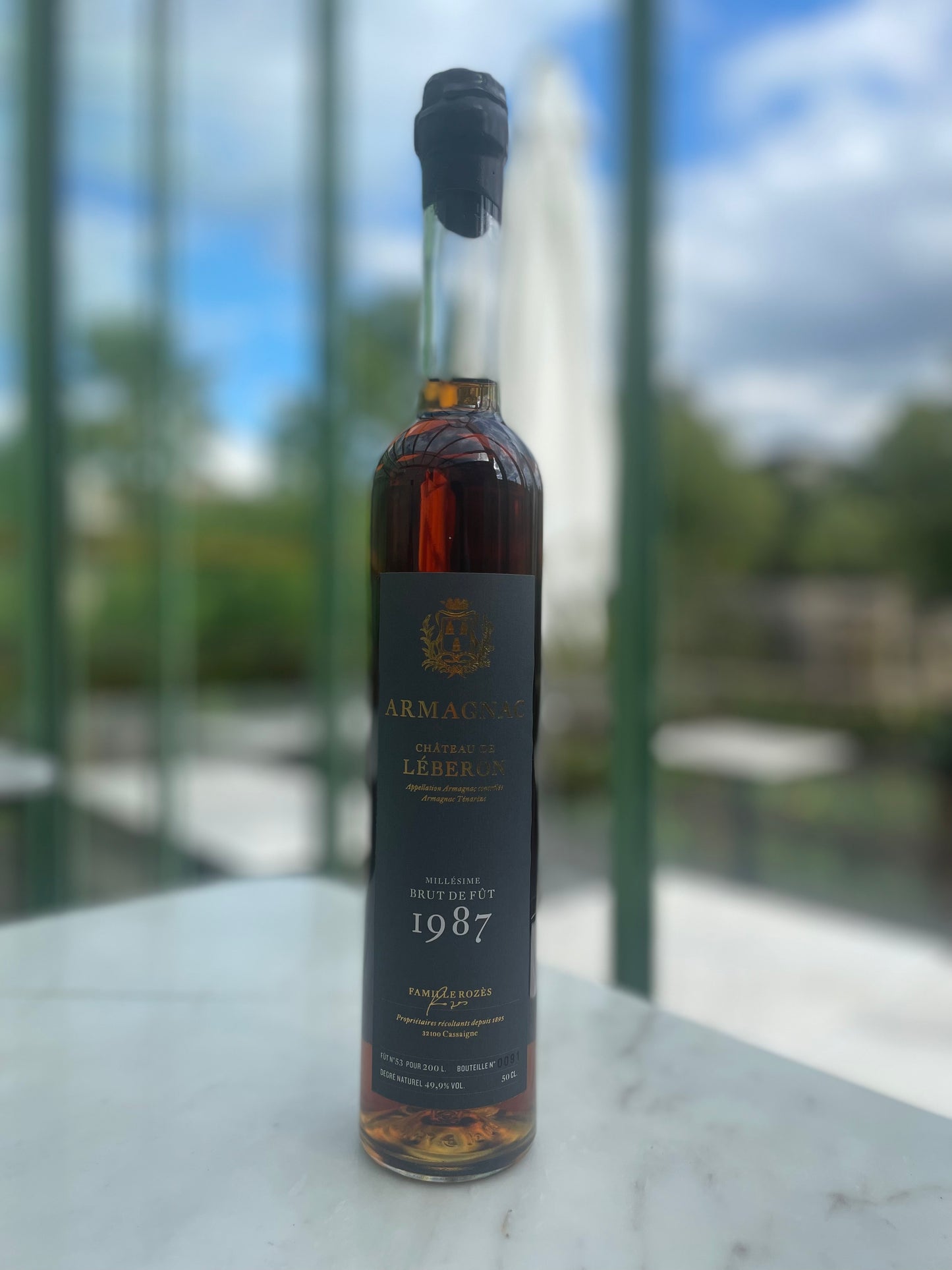 Château de Léberon Armagnac Brut de Fût 1987