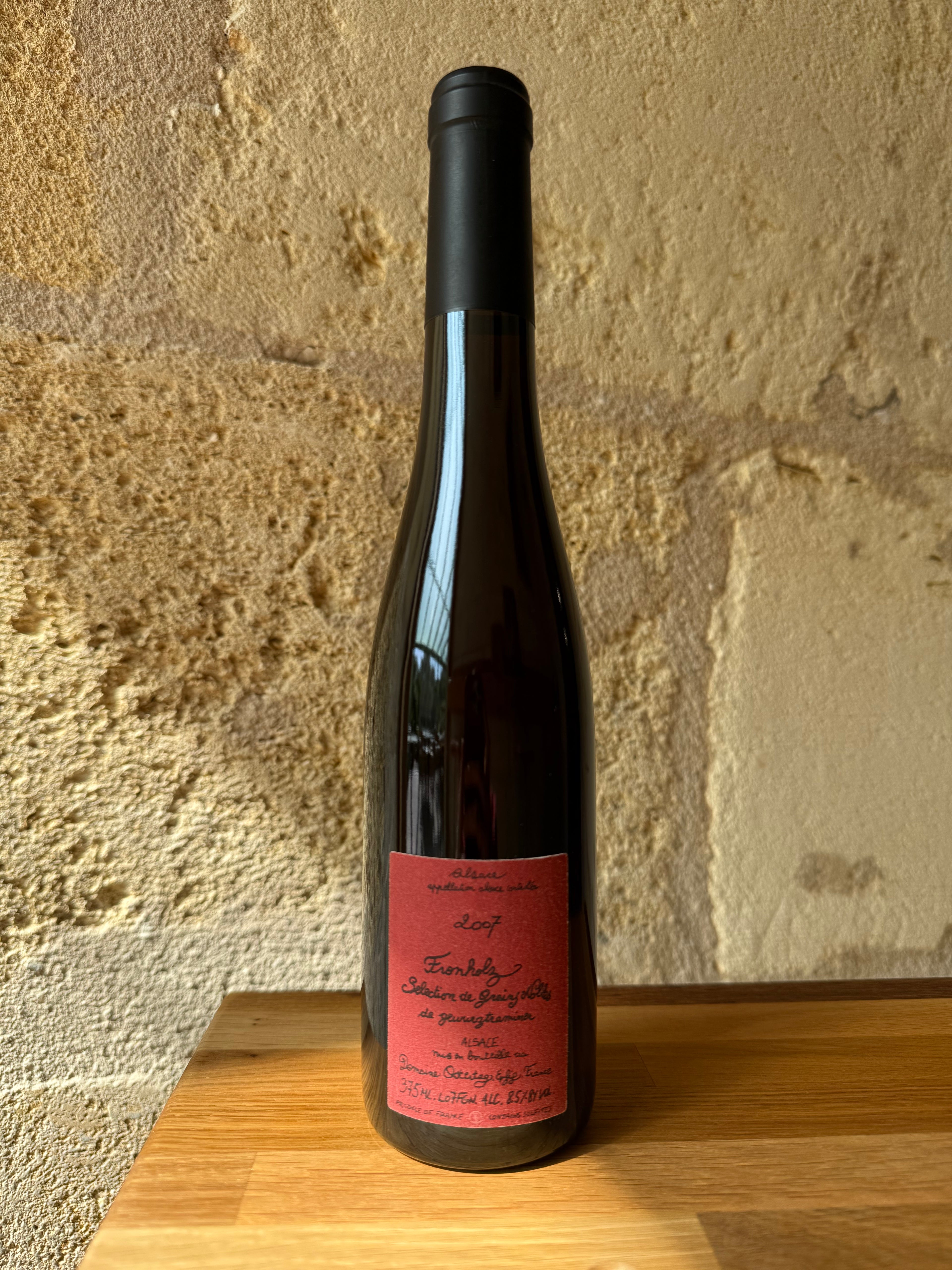Fronholz Selection de Grains Nobles de Gewurztraminer 2007 - Domaine Ostertag