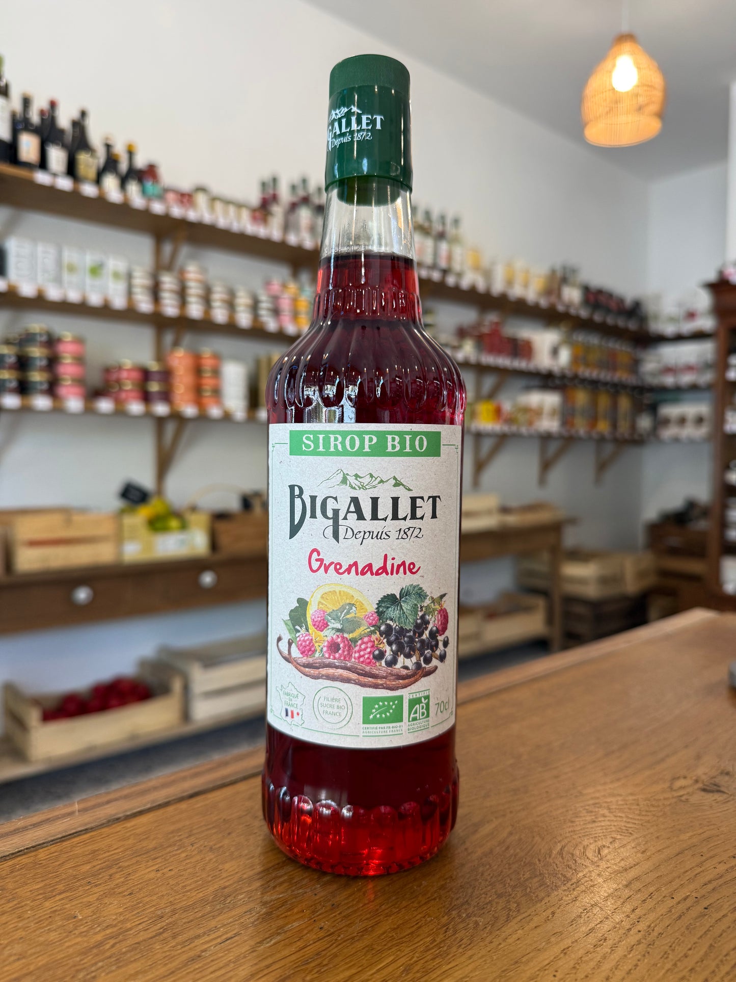 Sirop de Grenadine bio 70cl - Bigallet