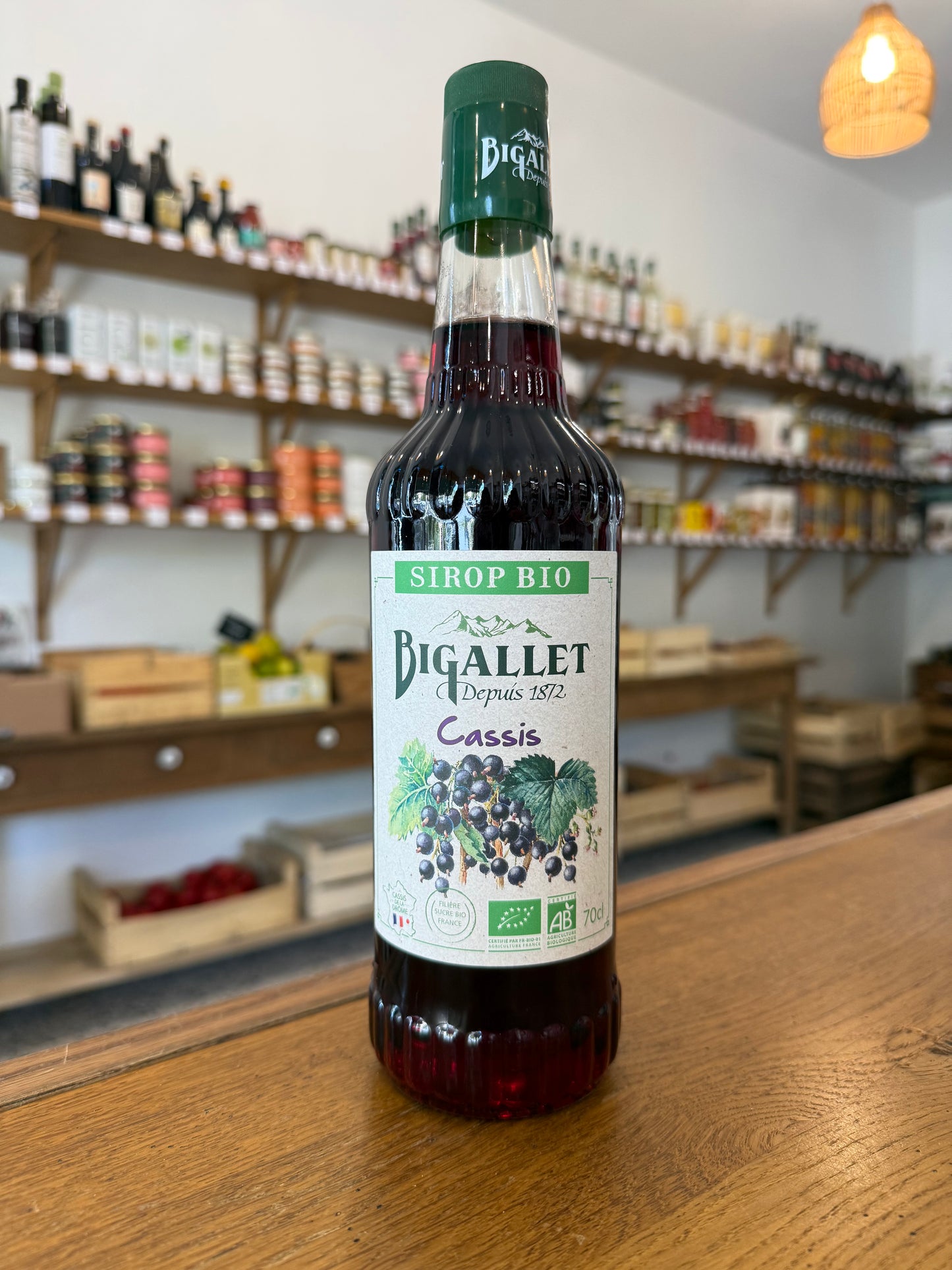 Sirop de Cassis Bio 70cl - Bigallet