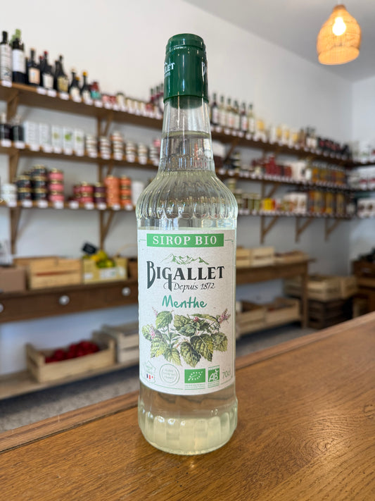 Sirop de Menthe Bio 70cl - Bigallet