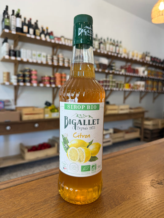 Sirop de Citron Bio 70cl - Bigallet