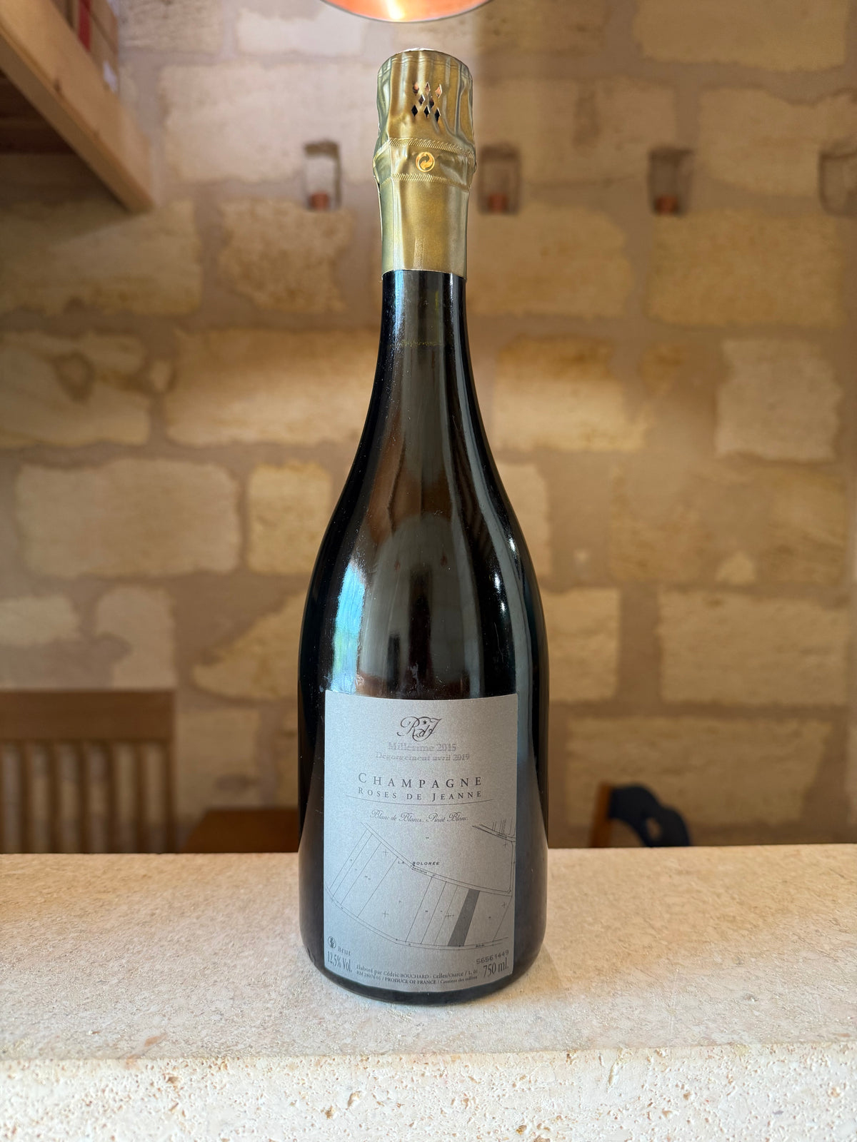 La Bolorée 2015 Champagne Roses de Jeanne Cédric Bouchard contre